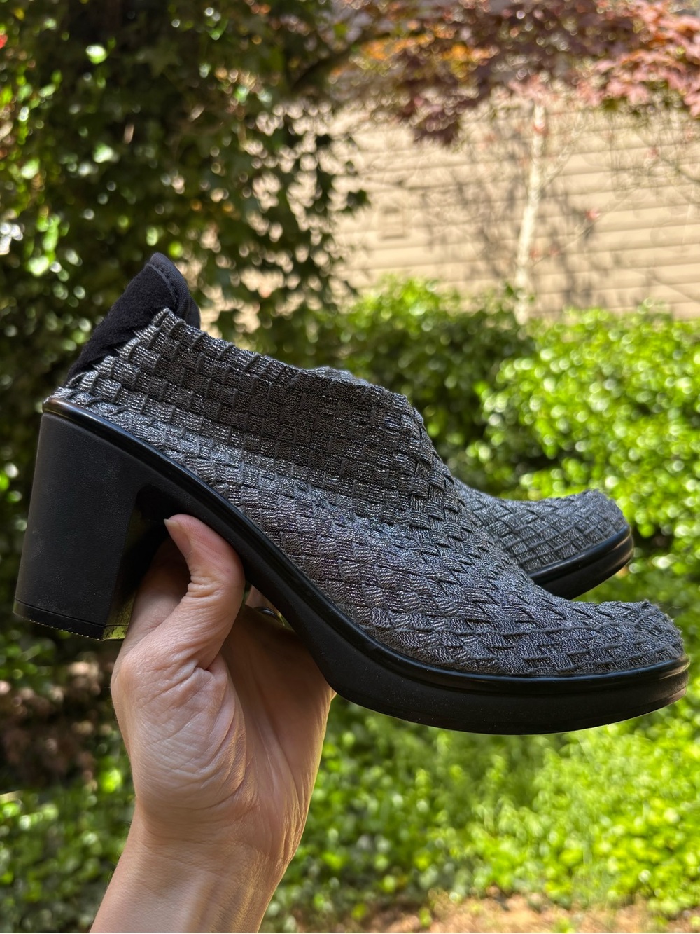 Steven by Steve Madden "Elizah" Woven Wedge Clogs in size 8